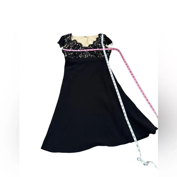 EUC Ann Taylor Cap-Sleeve Lace Spectator Dress - Picture 3 of 6